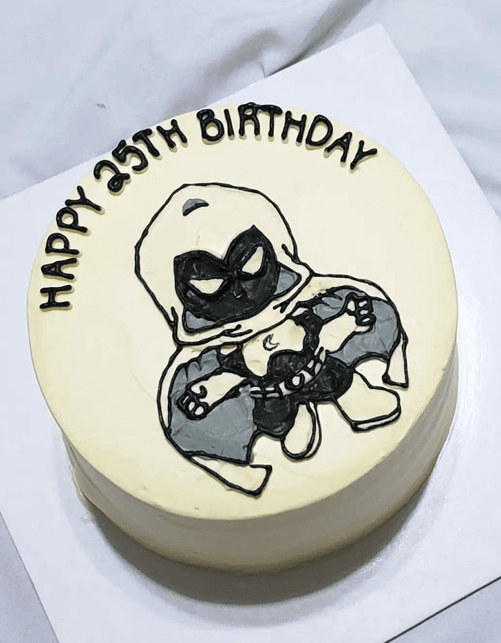 Moon Knight Cartoon Cake