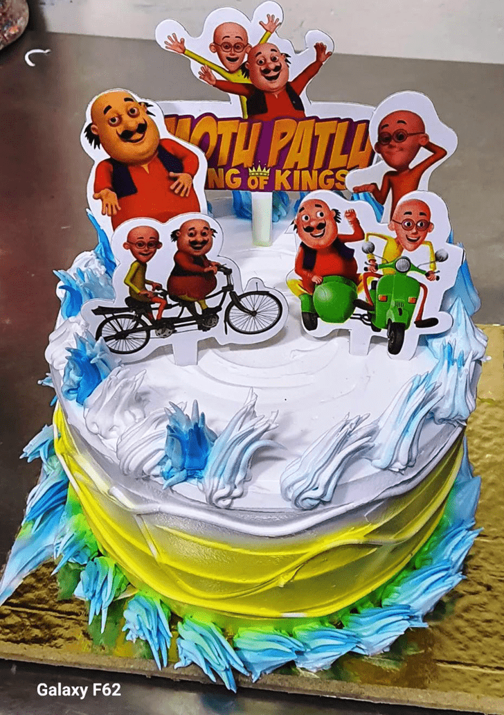 Adorable Motu Patlu Cake