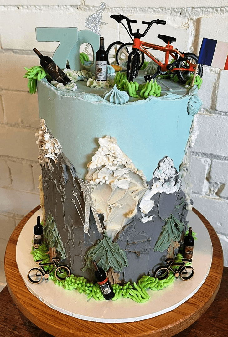 Admirable Mountain Cake Design