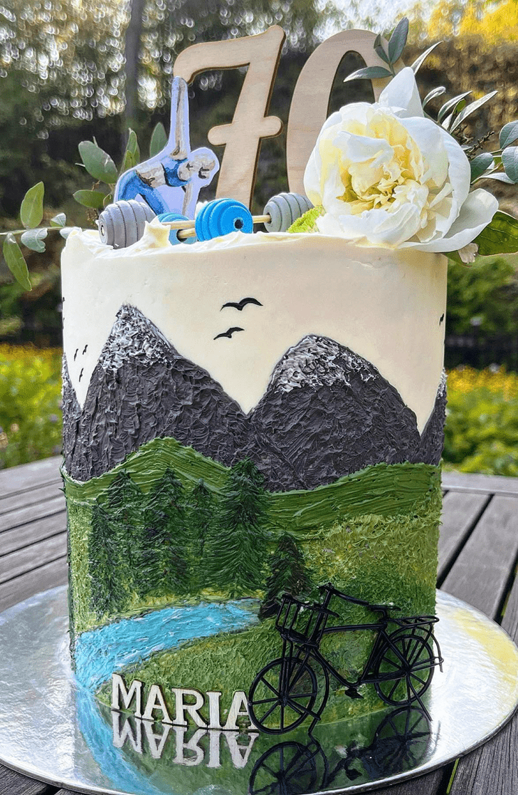 Adorable Mountain Cake