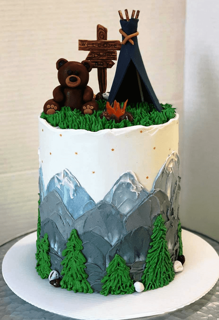Appealing Mountain Cake
