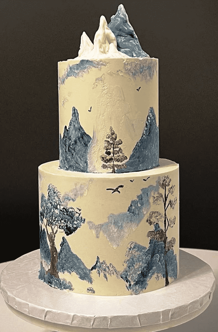 Dazzling Mountain Cake