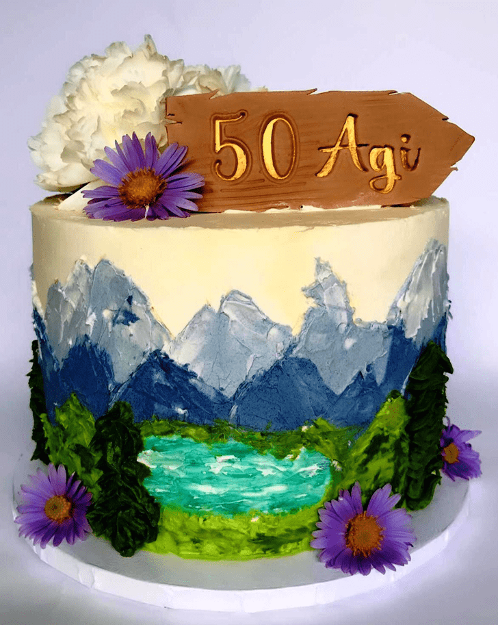 Divine Mountain Cake