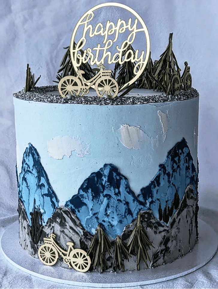 Enthralling Mountain Cake