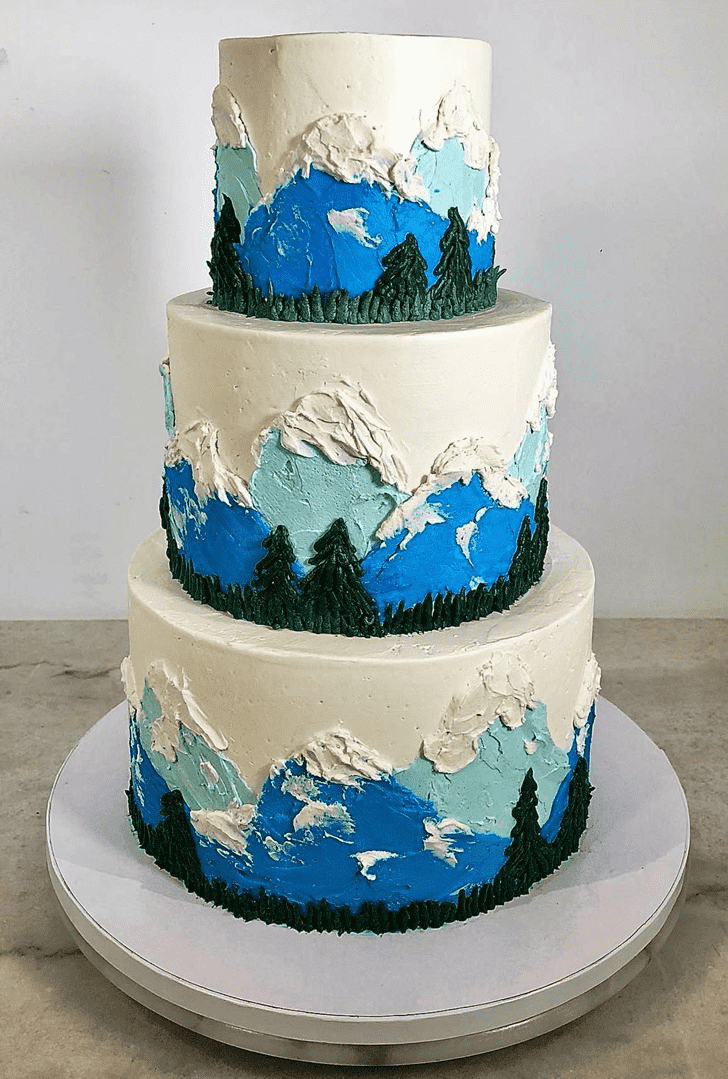 Gorgeous Mountain Cake