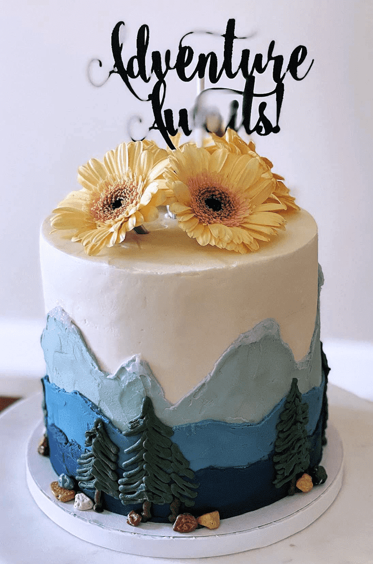 Graceful Mountain Cake