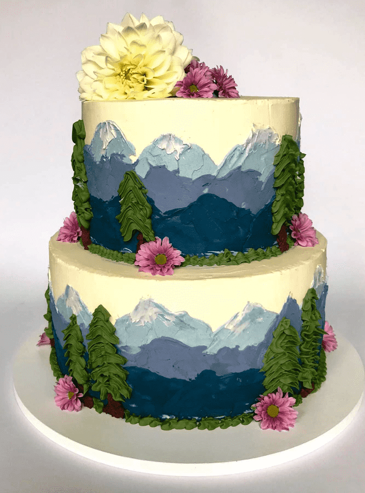 Mesmeric Mountain Cake