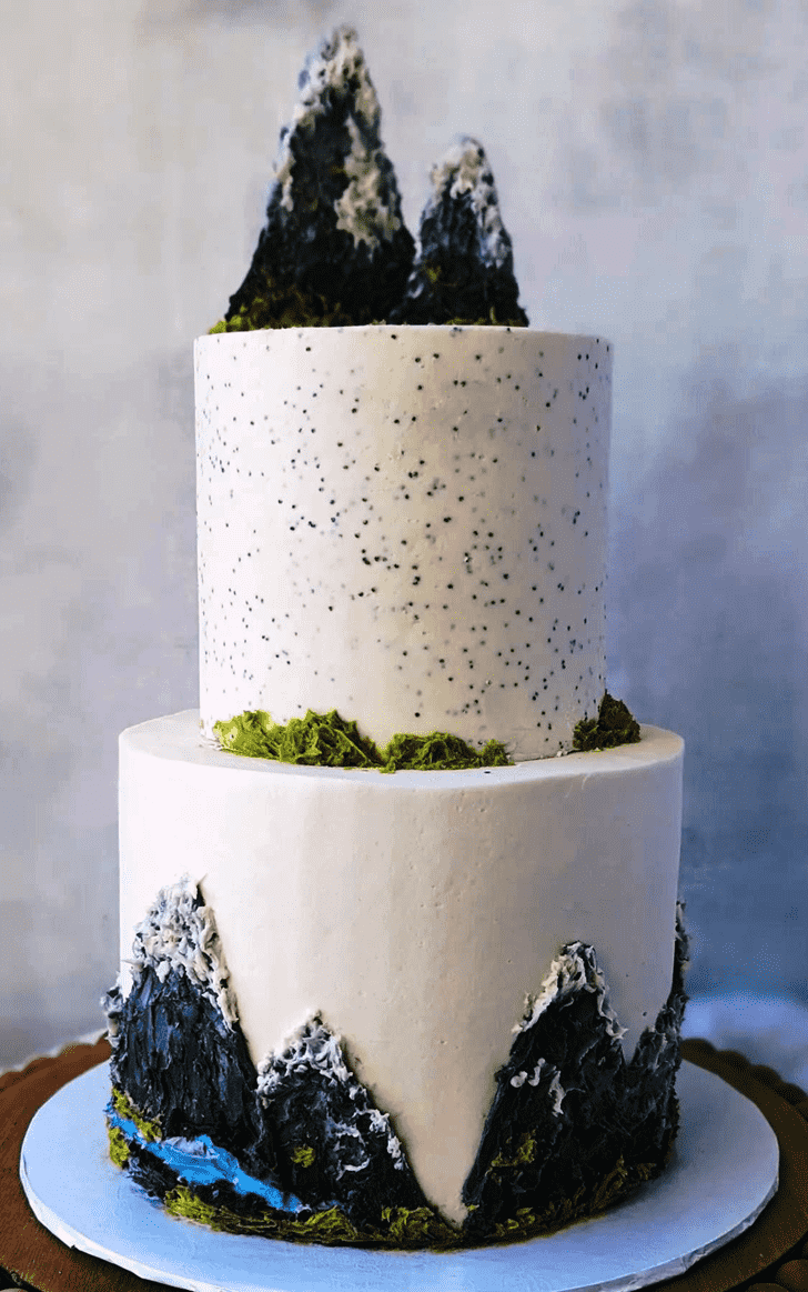 Ravishing Mountain Cake