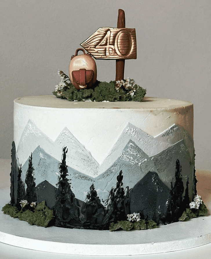 Refined Mountain Cake