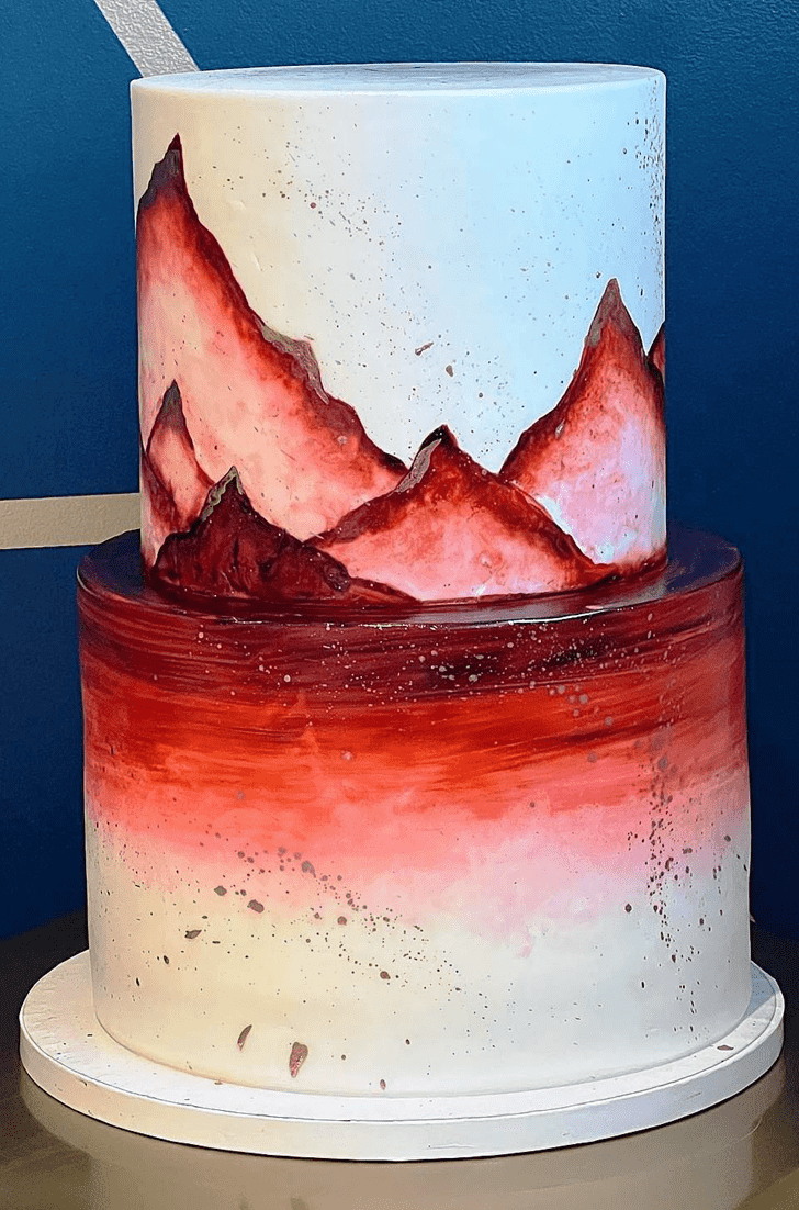 Stunning Mountain Cake
