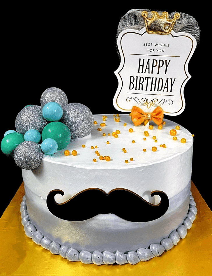 Bewitching Moustache Cake