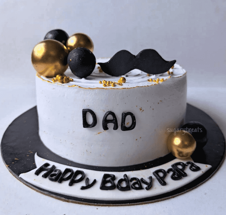 Cute Moustache Cake