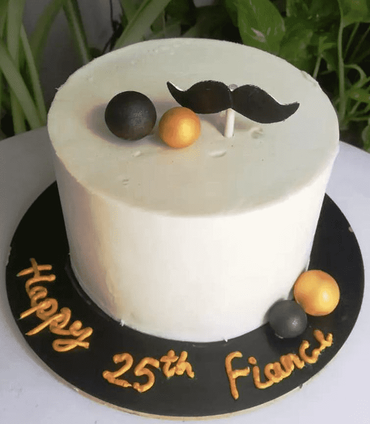 Enticing Moustache Cake