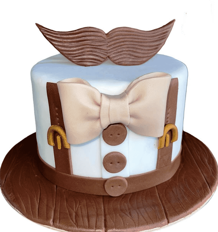 Fair Moustache Cake