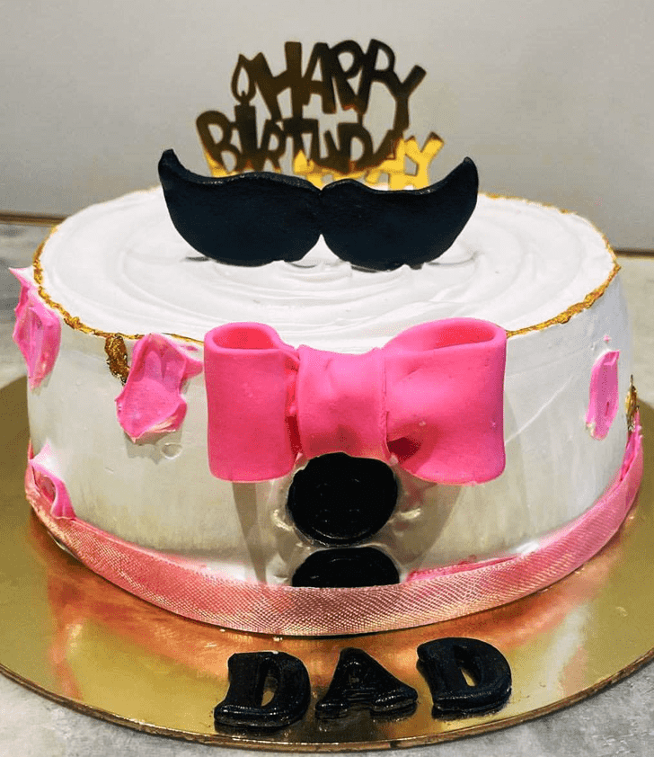 Handsome Moustache Cake