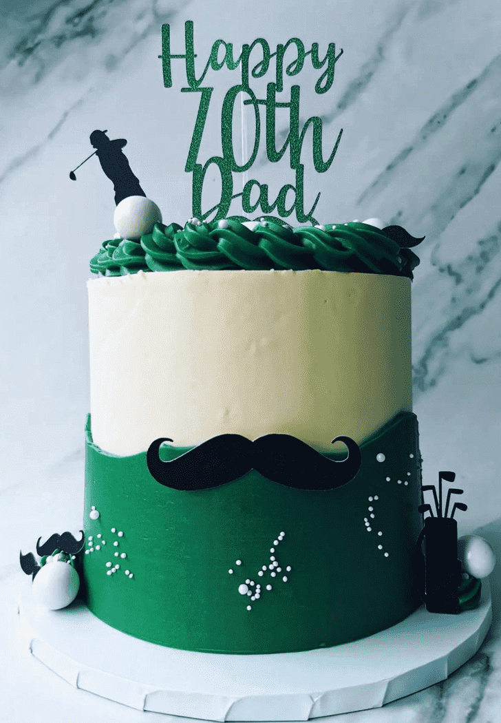Lovely Moustache Cake Design
