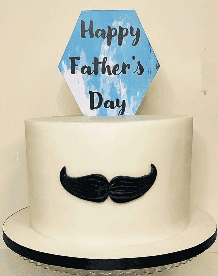 Slightly Moustache Cake