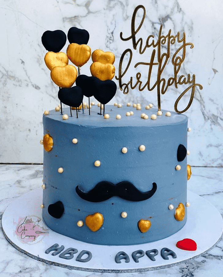 Stunning Moustache Cake