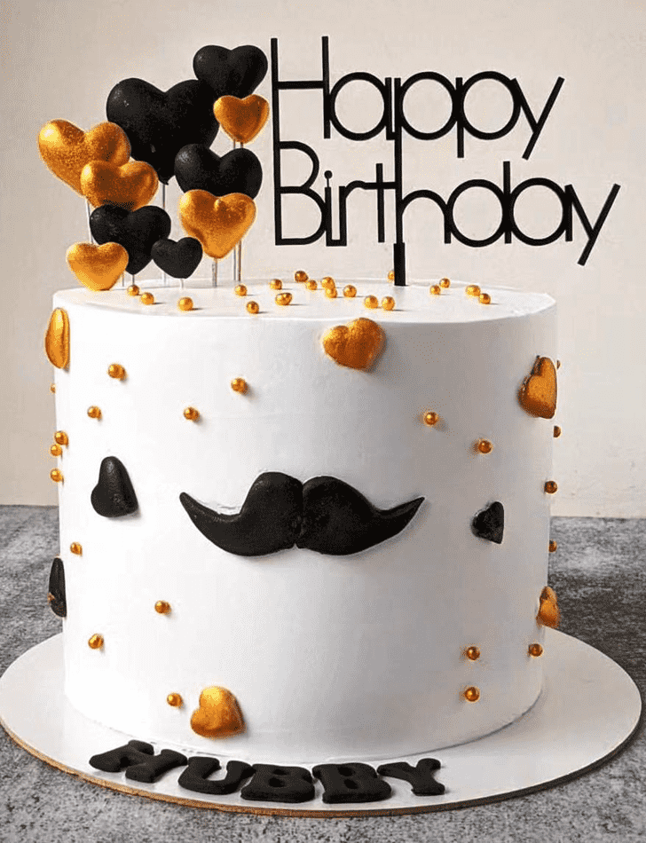 Wonderful Moustache Cake Design