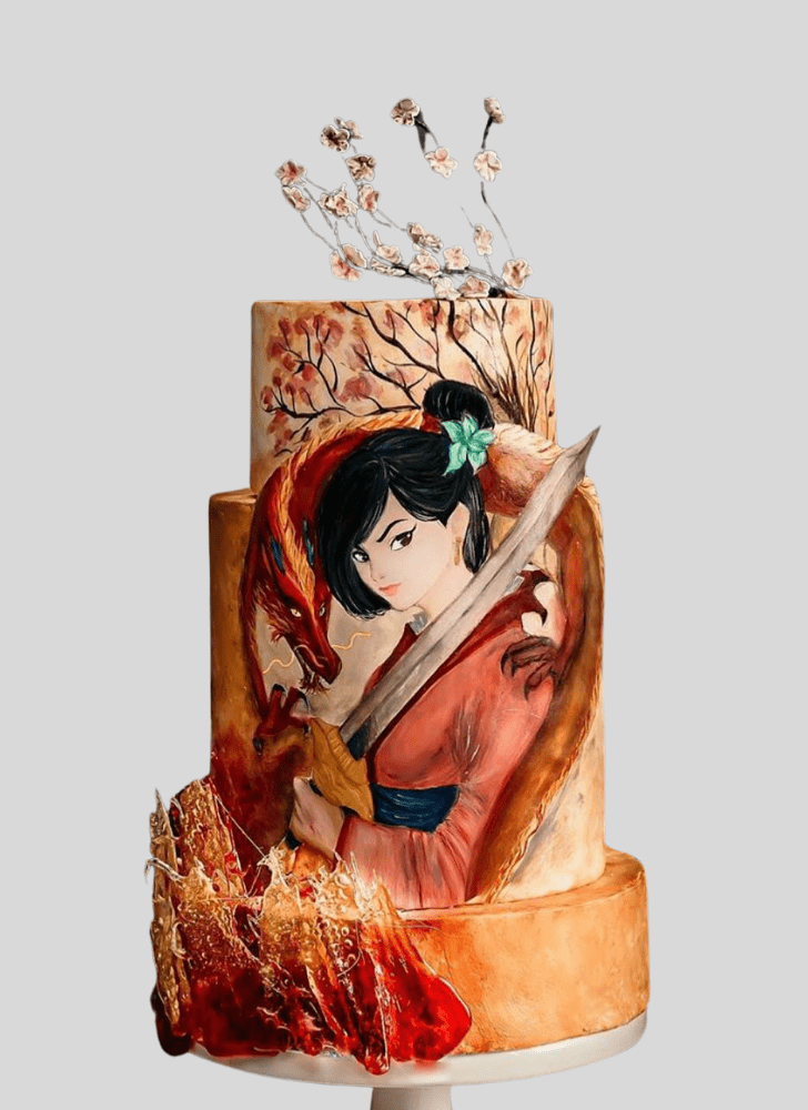 Appealing Mulan Cake