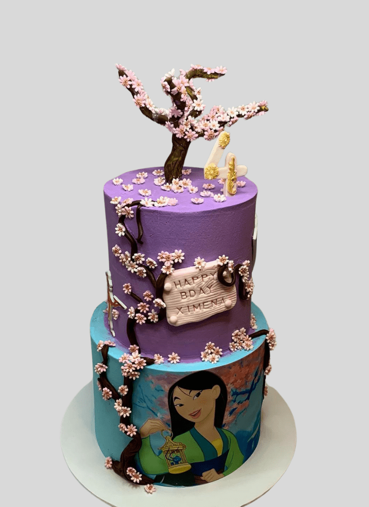 Charming Mulan Cake