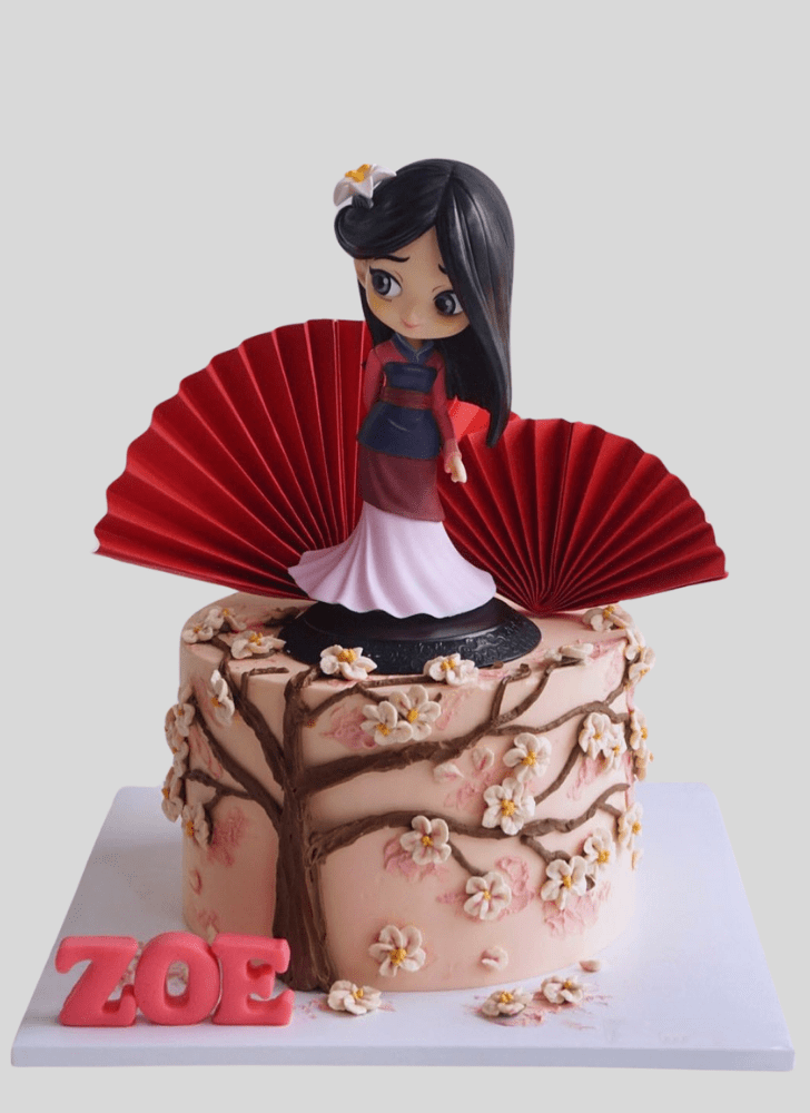 Elegant Mulan Cake