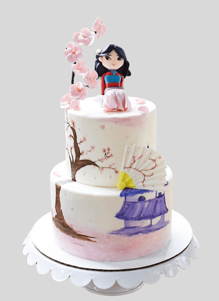 Exquisite Mulan Cake