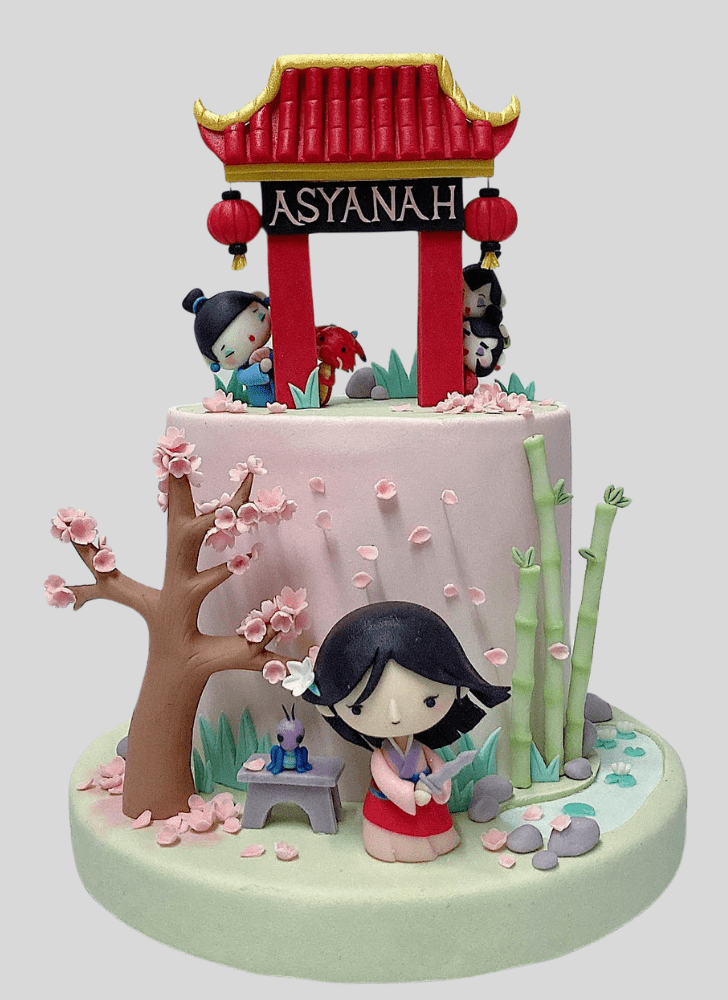 Fascinating Mulan Cake