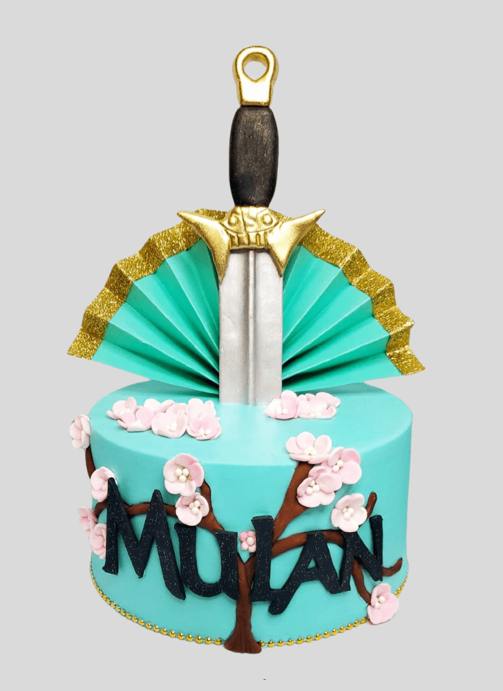 Wonderful Mulan Cake Design