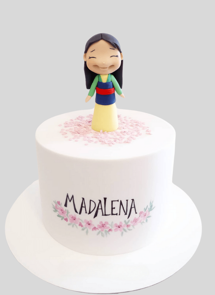 Graceful Mulan Cake