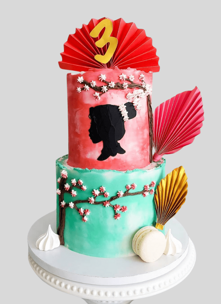 Handsome Mulan Cake