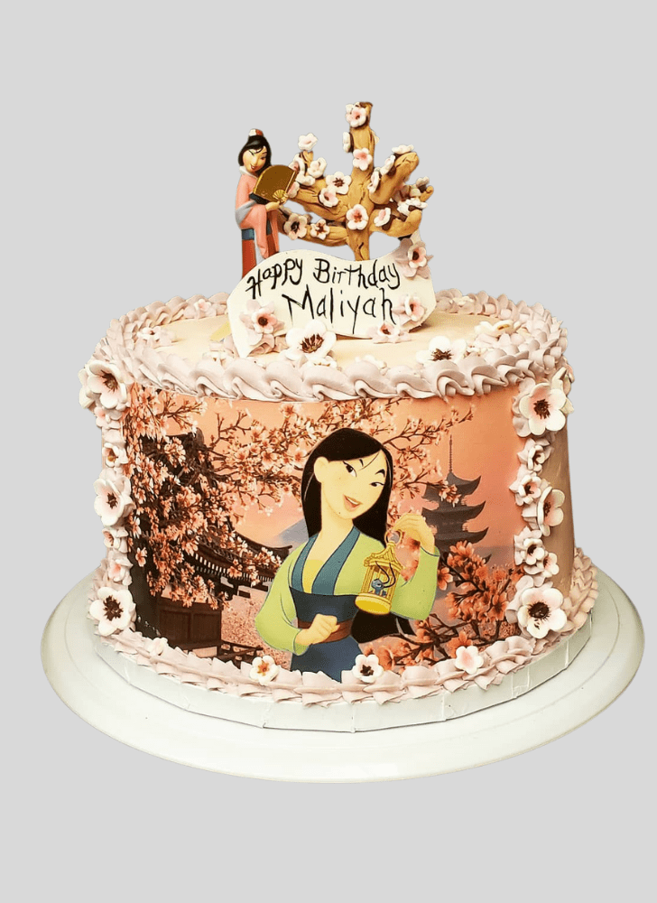 Pleasing Mulan Cake