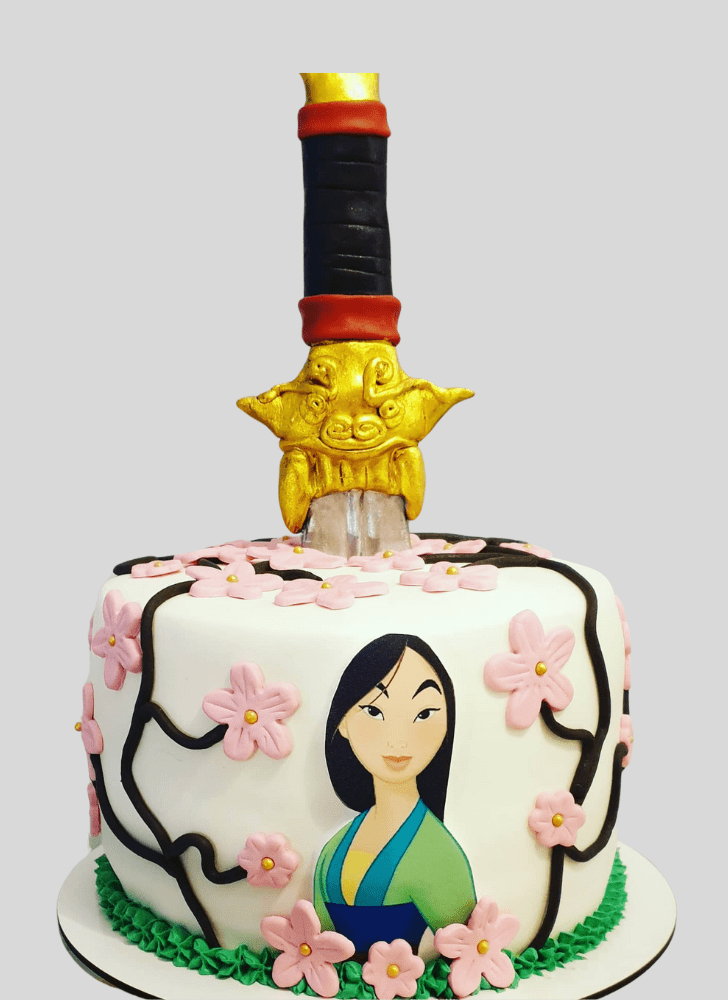 Shapely Mulan Cake