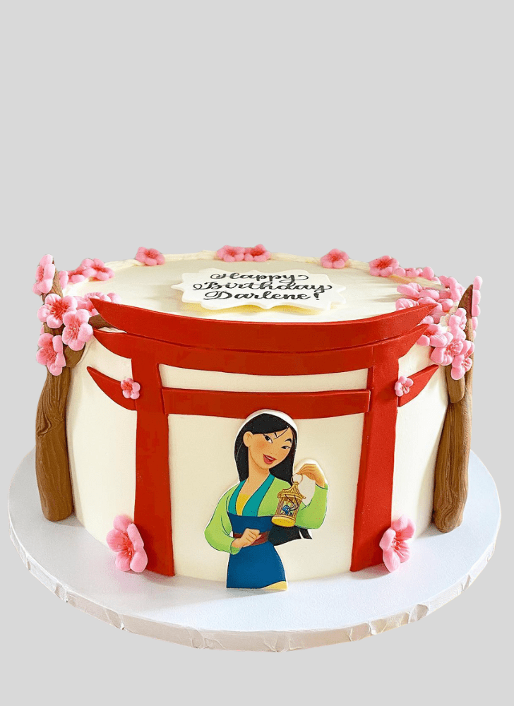 Splendid Mulan Cake