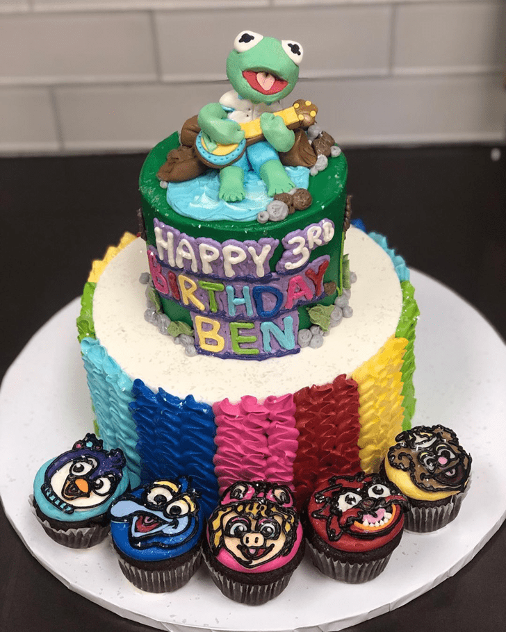 Delicate Muppets Cake