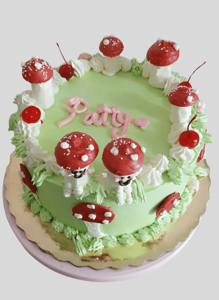 Good Looking Mushroom Cake