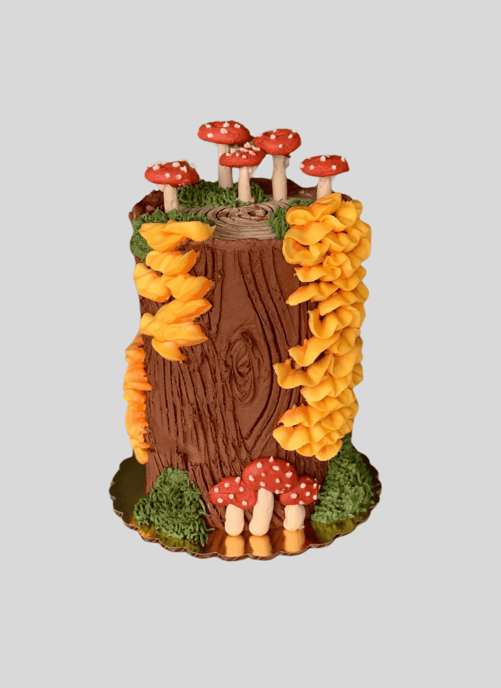 Lovely Mushroom Cake Design