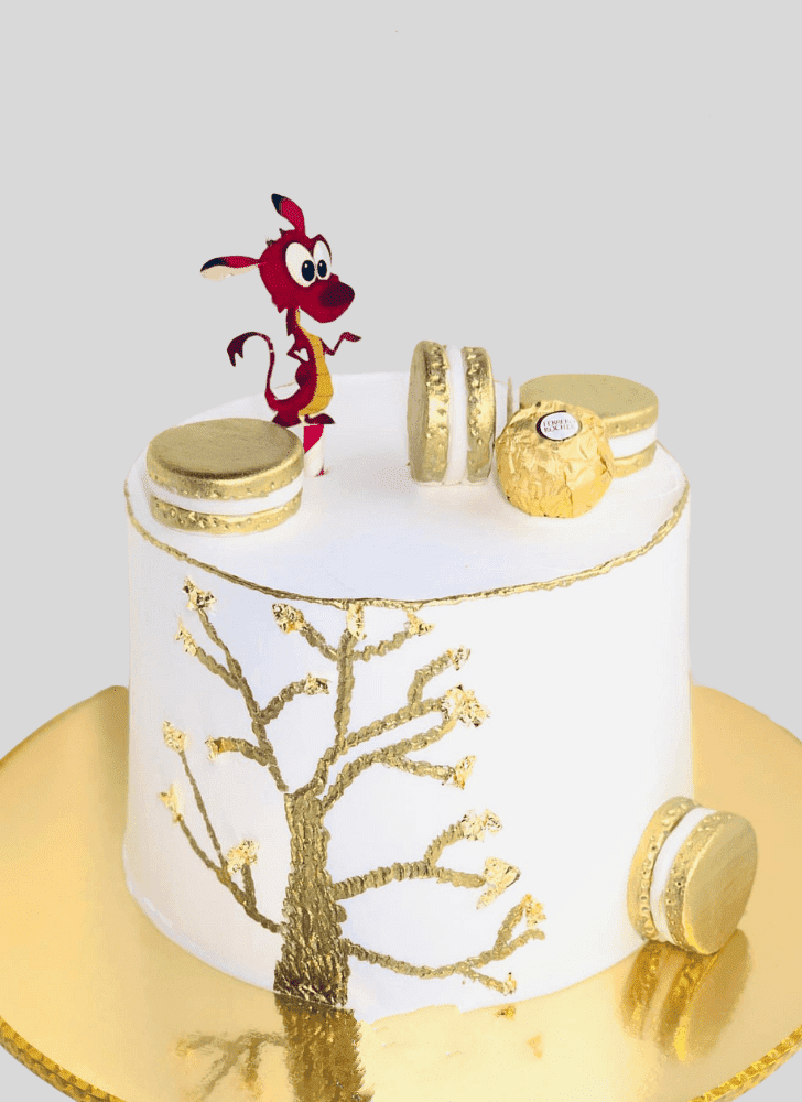 Alluring Mushu Cake