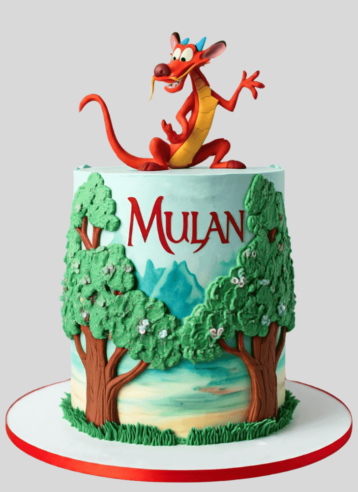 Bewitching Mushu Cake