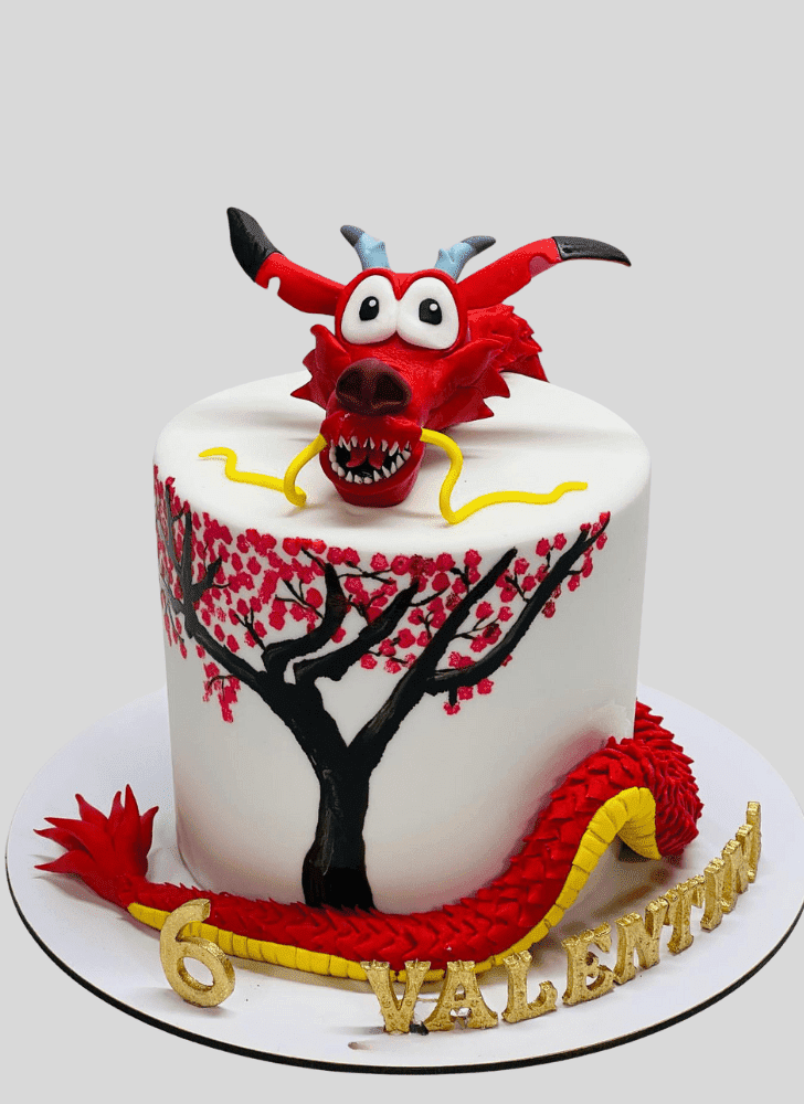 Classy Mushu Cake