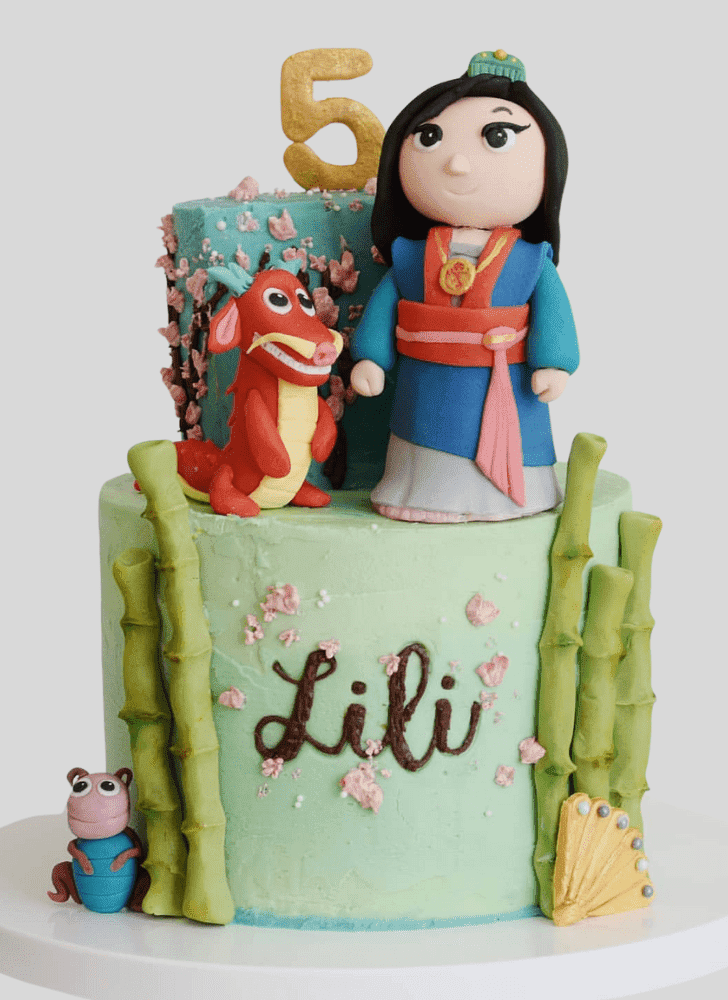 Dazzling Mushu Cake