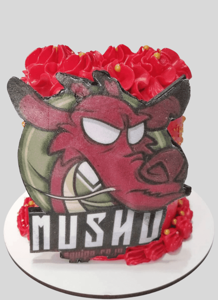 Enticing Mushu Cake