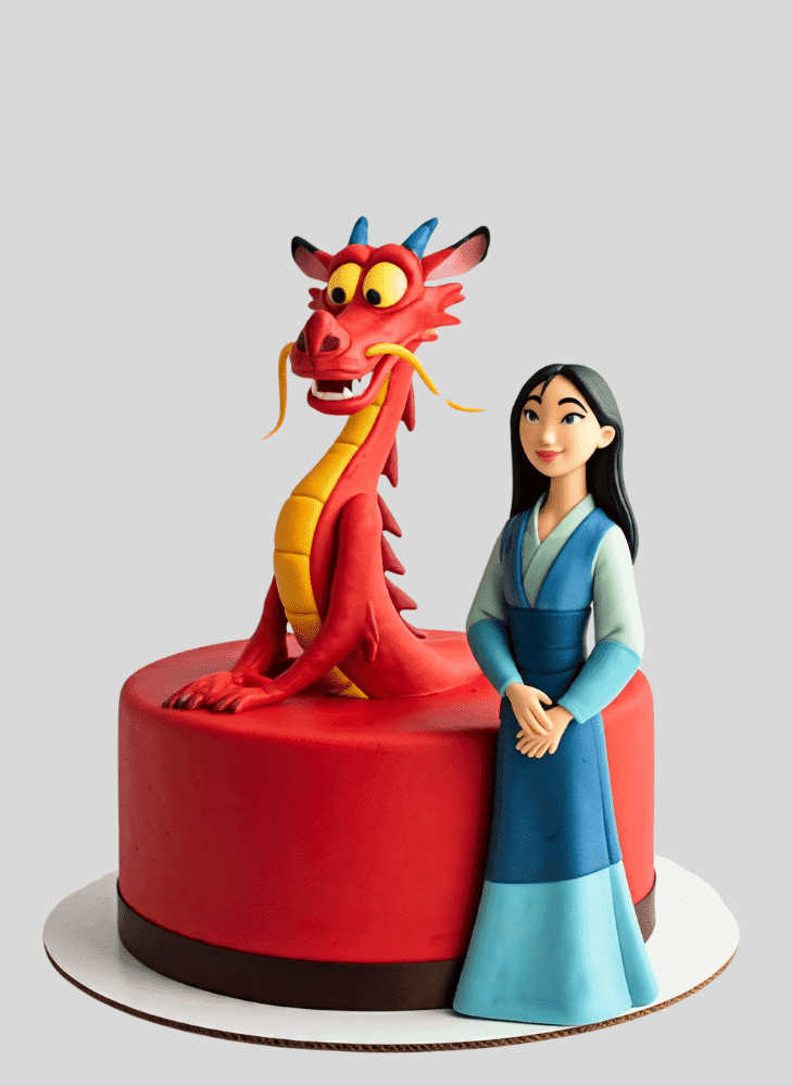 Excellent Mushu Cake