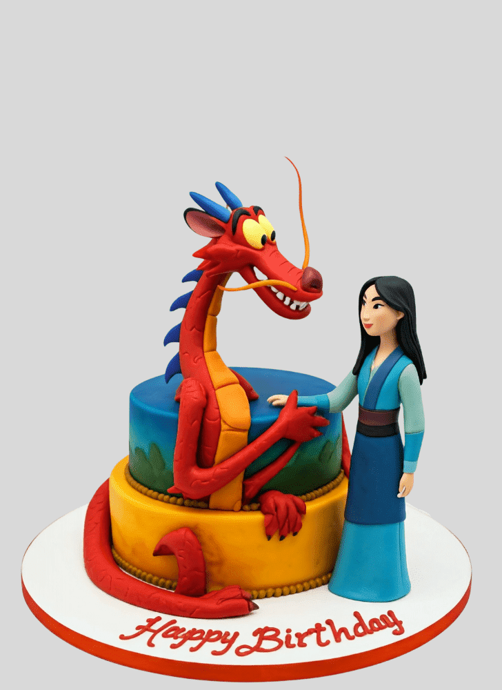 Good Looking Mushu Cake