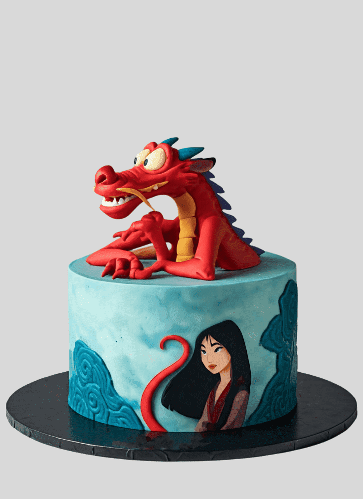 Marvelous Mushu Cake