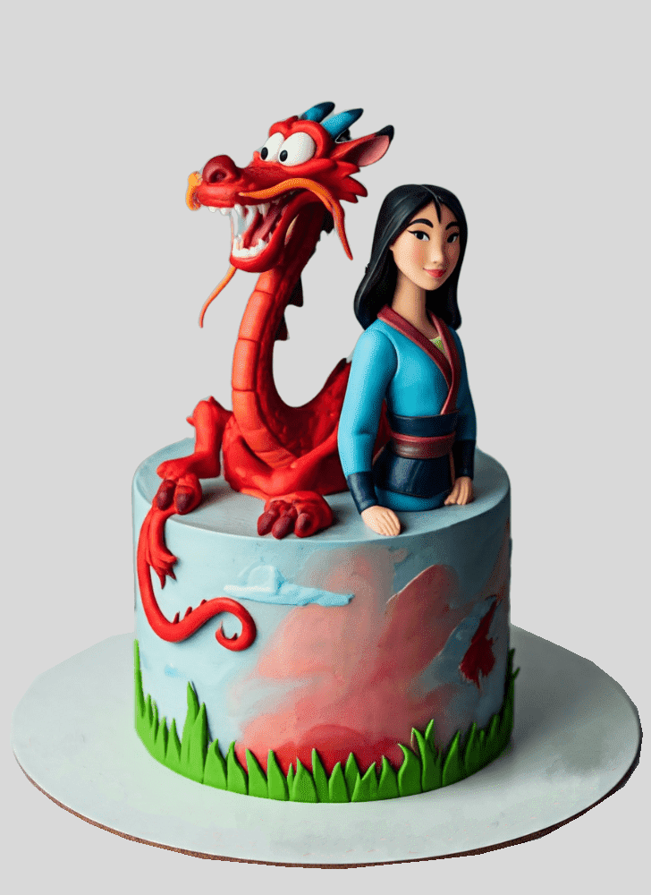 Mesmeric Mushu Cake