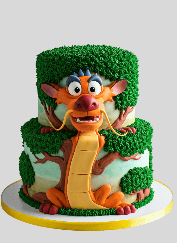 Radiant Mushu Cake