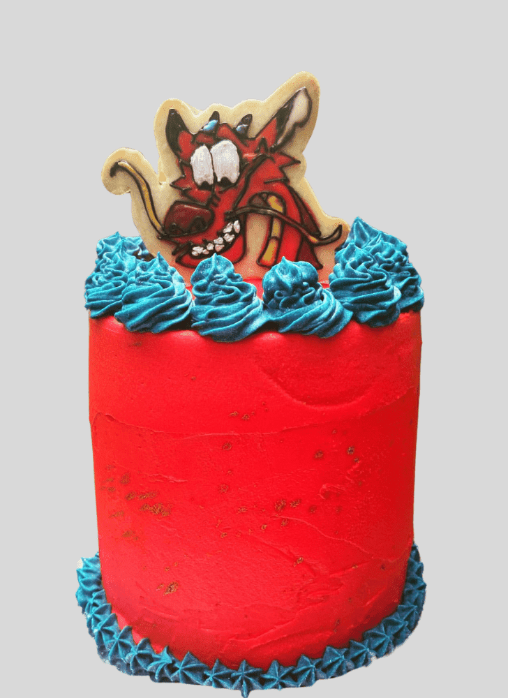 Resplendent Mushu Cake