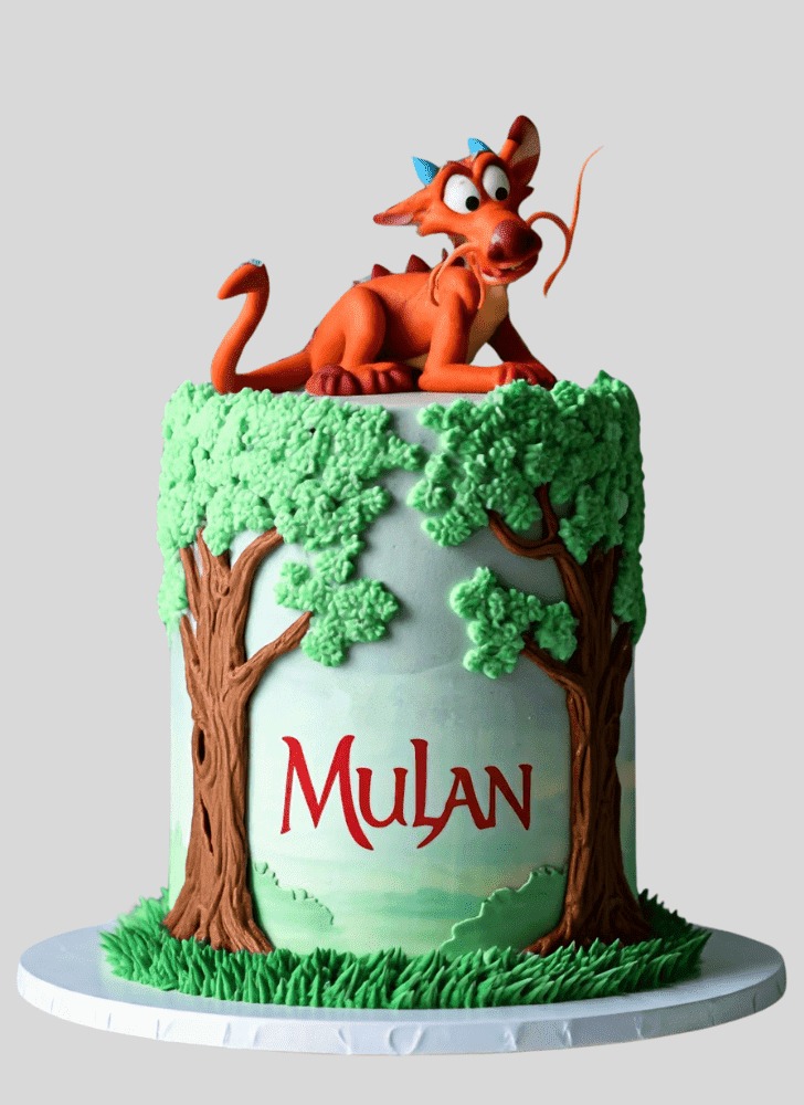 Slightly Mushu Cake