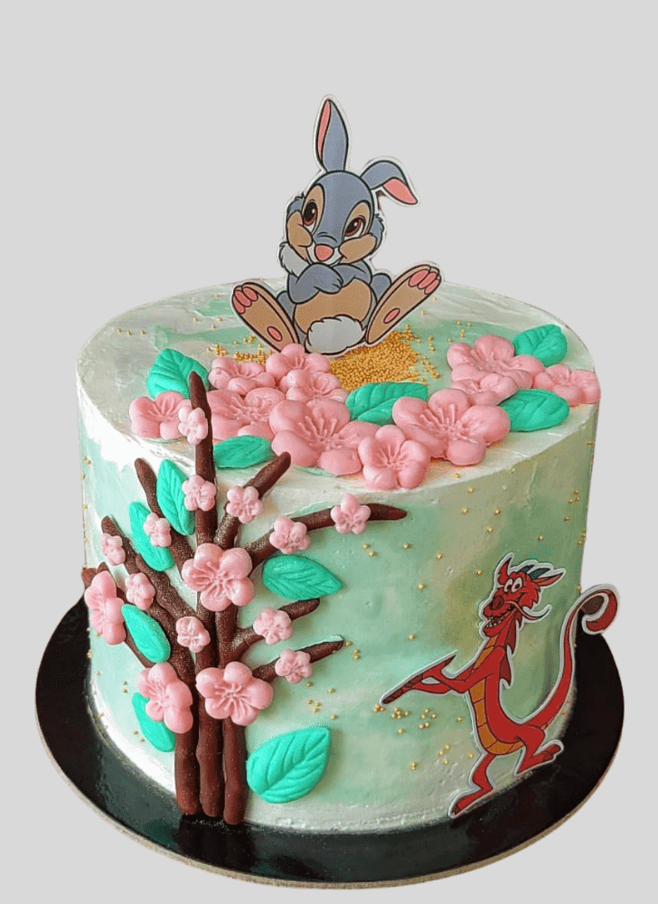 Wonderful Mushu Cake Design